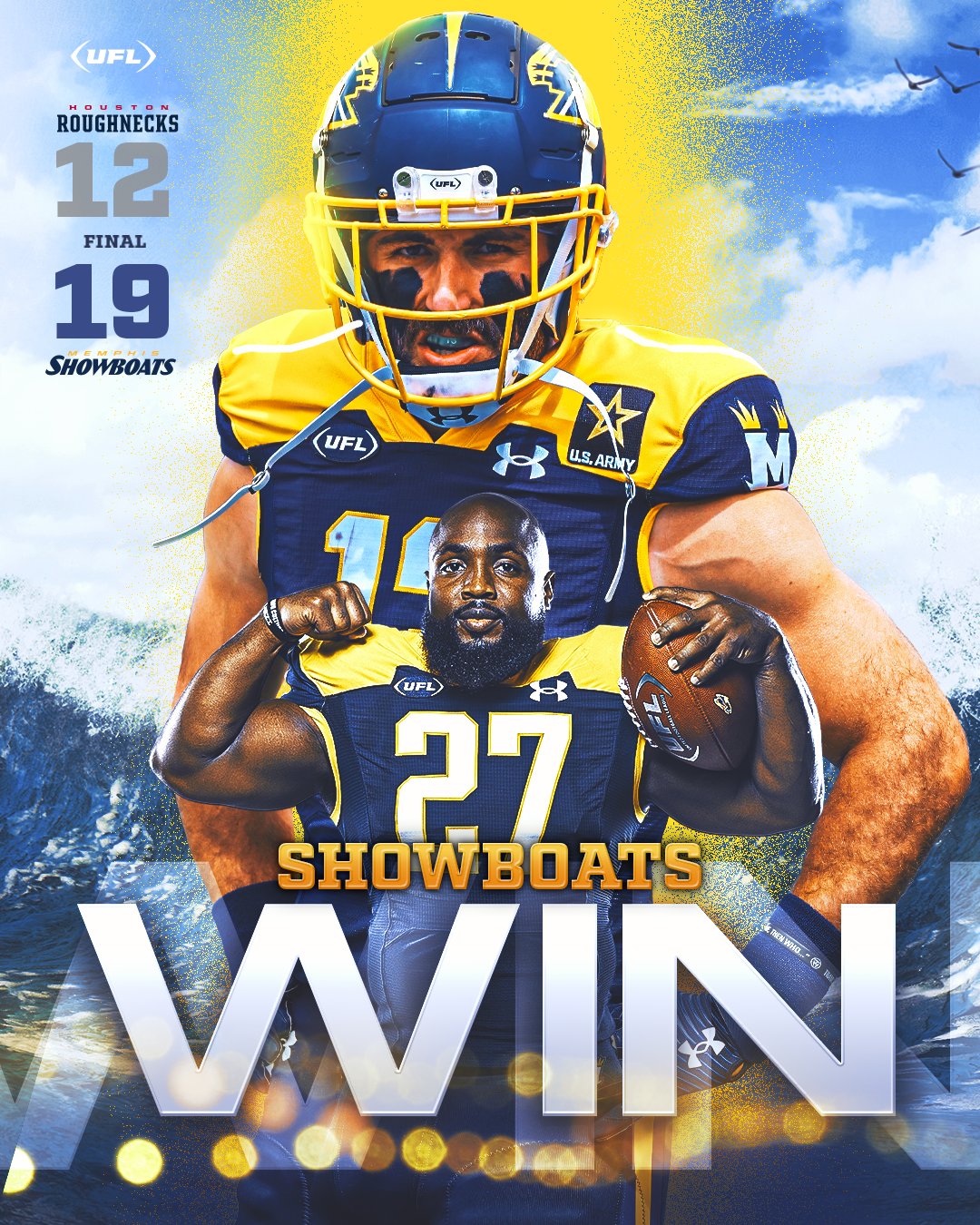UFL Scores Today: Showboats Outlast Roughnecks Winning 19-12, Get #1 Draft Pick