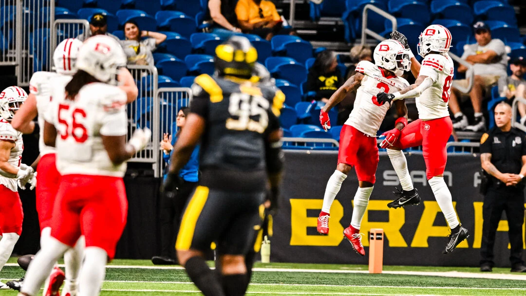 UFL Scores Today: Defenders 32, Brahmas 24 - Ta'amu's Three TD Passes Lead Defenders to Victory