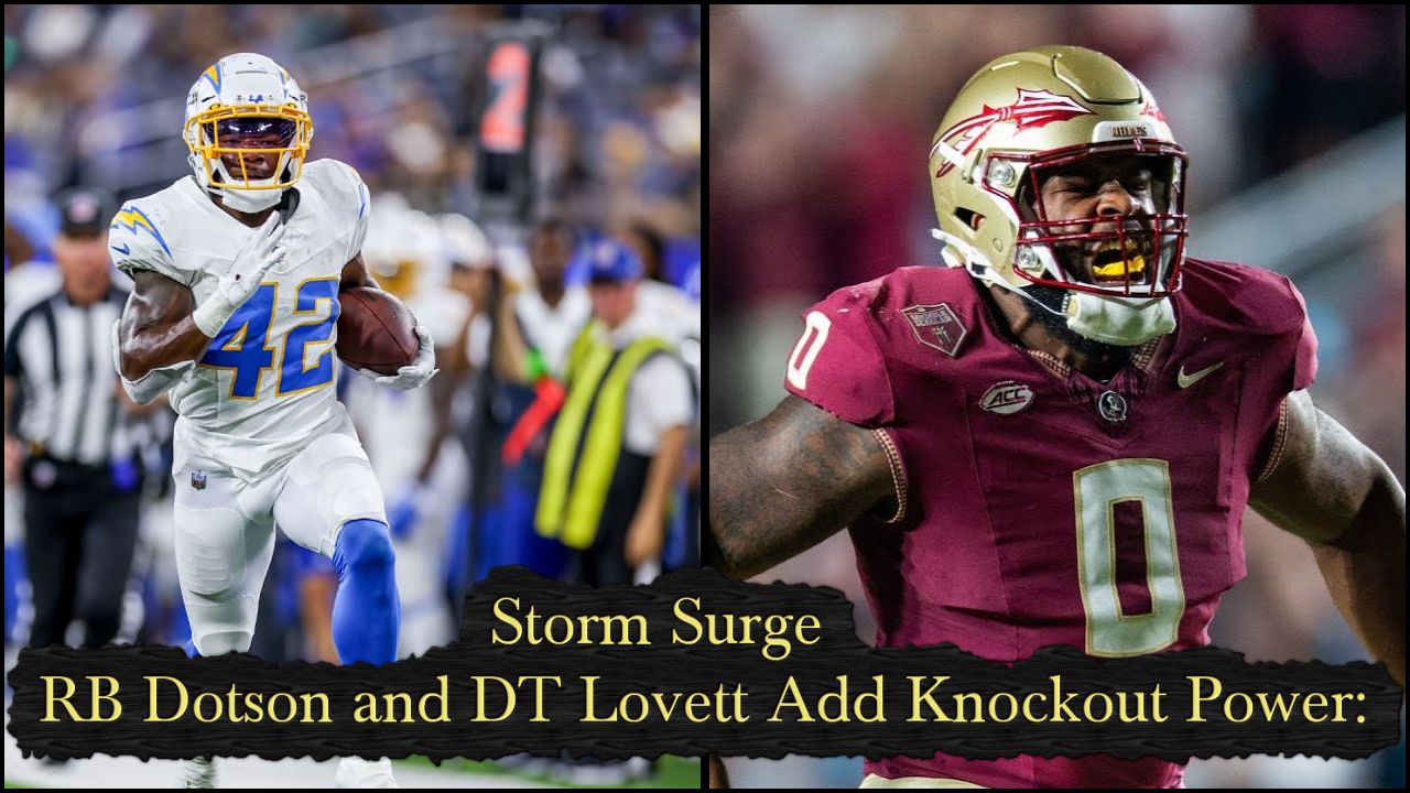 Storm Surge: RB Dotson and DT Lovett Add Knockout Power