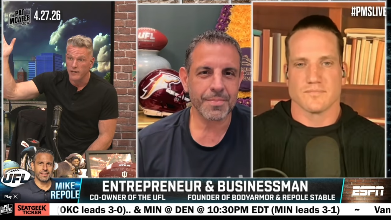 Mike Repole Names Five Possible UFL Expansion Cities on Pat McAfee Show